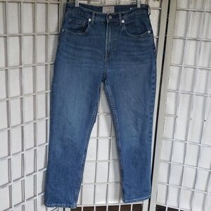 Everlane high rise straight leg ankle crop women's jeans size 28